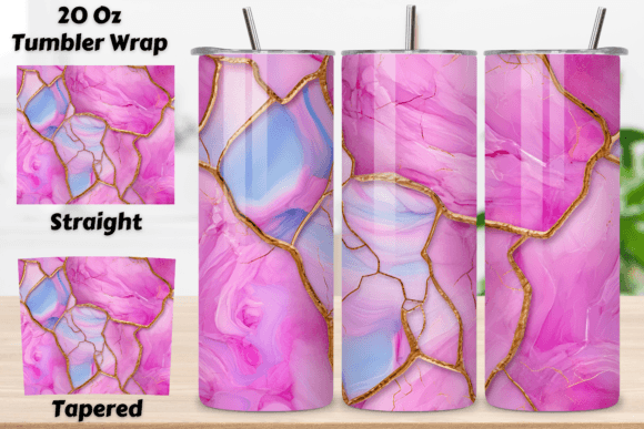 3D Pink Agate Tumbler Wrap Seamless: A Versatile and Stylish Addition to Your Drinkware