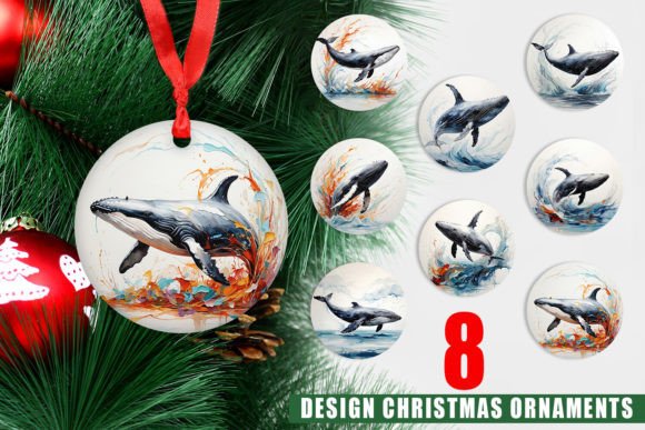 Enhance Your Christmas Decor with 3D Whale Ornaments