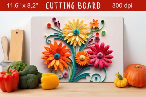 Enhance Your Designs with Daisy 3D Kitchen Cutting Board