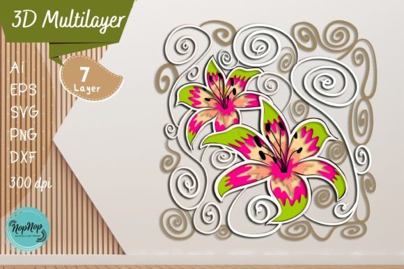 Explore Creative Possibilities with 3D Flower Multilayered