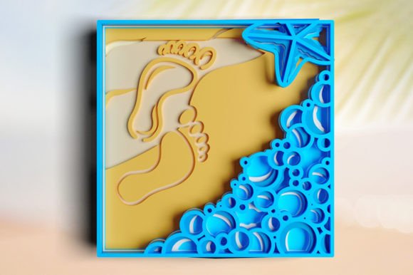 Explore the Versatility of 3D Beach SVG DXF Cricut Laser Cut Files for Creative Projects