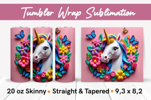 Exploring 3D Unicorn with Flowers Tumbler Designs: A Creative and Practical Guide