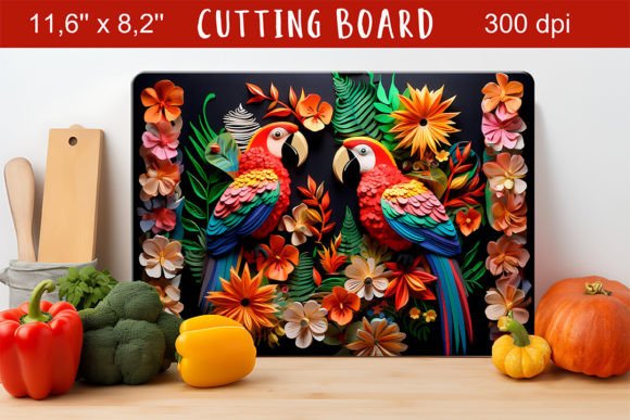 Exploring the 3D Parrot Sublimation 3D Cutting Board