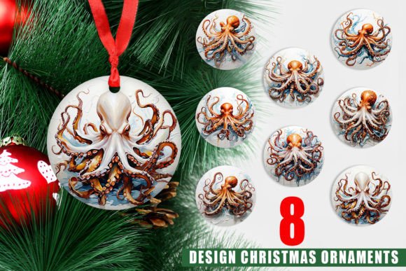 Exploring the Unique Charm of 3D Octopus Christmas Ornaments