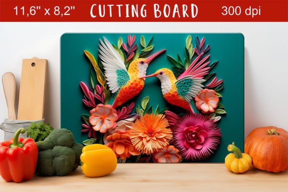 Exploring the Versatility of 3D Hummingbird Sublimation Cutting Boards