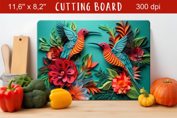 Hummingbird 3D Cutting Board: A Versatile Tool for Creative Projects