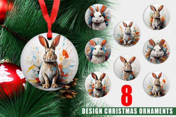 Ornament 3D Rabbit Painting: Elevate Your Design