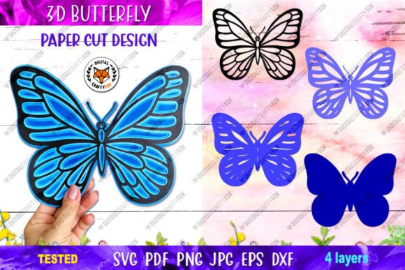 Strategic Use of 3D Butterfly SVG and 3D Butterfly Paper Cut for Creative and Professional Success
